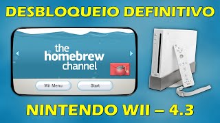 COMO DESBLOQUEAR NINTENDO WII  MÉTODO FÁCIL E RÁPIDO  TUTORIAL INSTALAR HOMEBREW CHANNEL [upl. by Rehpotisrhc]