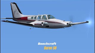 Beechcraft Baron 58 [upl. by Jillian873]