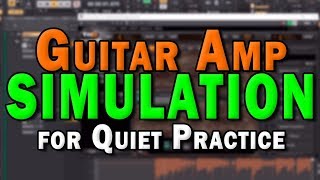 Cheap Guitar Amp Simulation for Quiet Practice – Behringer UM2 and Cakewalk TH3 [upl. by Fancy81]