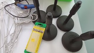 How to create DIY mic stand things needed ASMR DIY [upl. by Tiloine]