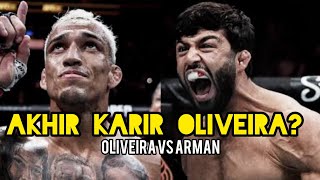 INILAH 4 metode ARMAN kalahkan OLIVEIRA ‼️tanpa basa basi ‼️UFC300 charlesoliveira [upl. by Ahtiekal]