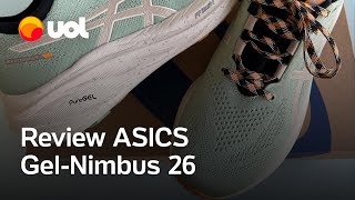 ASICS GelNimbus 26 tênis macio e confortável para corridas [upl. by Ijic]