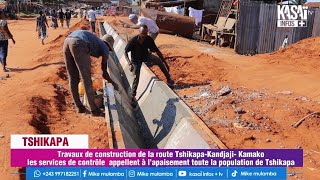 Kasaï  La route TshikapaKandjaji les services de contrôle appellent à lapaisement [upl. by Persons331]