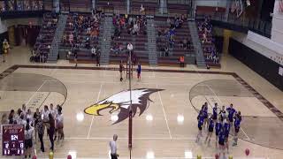 WaylandCohocton Varsity vs Livonia High School Womens Varsity Volleyball [upl. by Ynnij]