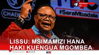 MWANZO HABARI LIVE LISSU MSIMAMIZI HANA HAKI KUENGUA MGOMBEA [upl. by Esyli]