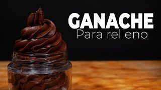 🍫 Receta fácil de GANACHE de CHOCOLATE para rellenos de POSTRES y PASTELES  FonQui [upl. by Lashond945]