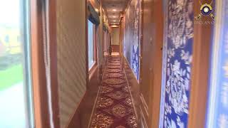 Deccan Odyssey Luxury Train  Sneak Peek inside the train corridor [upl. by Willet]