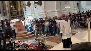 Funerale Totò Schillaci  Omelia Lorefice alla Cattedrale di Palermo [upl. by Eulalee]