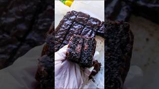 Fudgy Chewy Brownies with Nutella 🤤 fudgybrownies baking liely brownies youtubeshorts [upl. by Friedly]