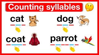 How to count syllables 🤔  What are syllables  Breaking down words [upl. by Caren588]