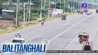 Tricycle nahulog sa gilid ng kalsada Driver na lasing umano sugatan  Balitanghali [upl. by Etterrag]