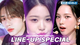 2023 KBS Song Festival LineUp Special  aespa IVE NCT DREAM TXT and more 🎉🤩 l KBS WORLD TV [upl. by Leinoto]