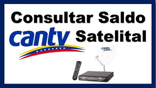 Como Consultar Saldo CANTV Satelital [upl. by Maje]