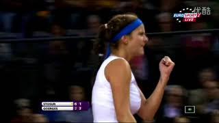 Julia Goerges vsSamantha Stosur Highlights  2012 Stuttgart R2 [upl. by Cirillo]