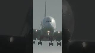 A380 into Birmingham Airport aviation landing planespotting airbus [upl. by Keeton]