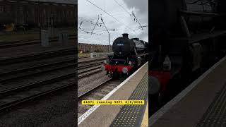 44871 running 5Z71 York NRM  Southall WCR 882024 steamtrains trainspotting [upl. by Yelrak]