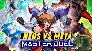 YuGiOh Master Duel  NEOS Vs META Season 26 Ft peruperu7459 🔥 [upl. by Retsae]