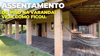 ASSENTAMENTO DO PISO 60X120 PROJETO TIJOLOS ECOLOGICOS [upl. by Koeninger150]