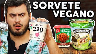 Provamos Sorvetes Veganos com um Vegetariano Será que presta [upl. by Mayap923]