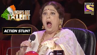 Judges को यह Act क्यों लगा Disgusting  Indias Got Talent Season 4  Action Stunt [upl. by Hnah]