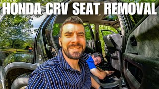 A Quick Honda CRV Seat Removal [upl. by Anaihr522]