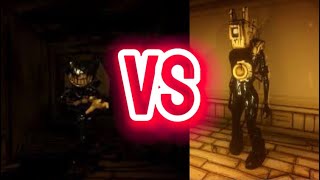 BENDY VS PROJECTIONIST batim bendyandtheinkmachine lazerrex battle [upl. by Anaujait]