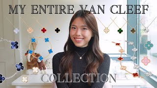 MY ENTIRE VAN CLEEF COLLECTION  Beginners guide next on my wishlist holiday pendant prediction [upl. by Sadnalor]