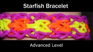 Rainbow Loom® Starfish Bracelet [upl. by Aramenta]