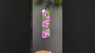 Unique DIY bookmark making using real flowers 💐💐 DIY bookmark ideas diy bookmark shorts art [upl. by Meier]