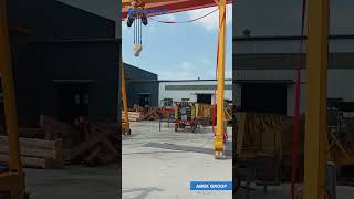 10 Ton Portable Gantry Crane for Lifting Mechanical Parts [upl. by Ajnos]