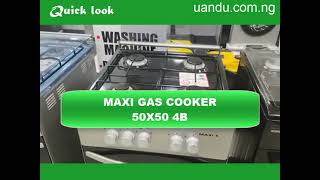 QUICK LOOK  MAXI GAS COOKER 50X50 4B [upl. by Gerda]