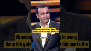 Virender Sehwag Gaana gate hua laga rahe the chaka virendarsehwag souravganguly zeebangla [upl. by Henebry]