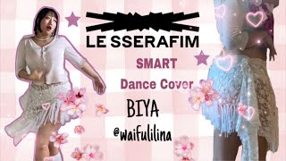 Smart Dance Cover BIYA  LESSERAFIMofficial  waifulilina learned frompeachiejamie [upl. by Jat]