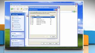 Windows® XP How to share a printer [upl. by Couchman]