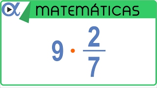 ✖️ MULTIPLICACIÓN de un ENTERO por una FRACCIÓN [upl. by Madigan220]