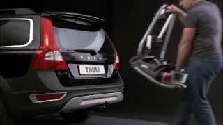 Bike Carrier Towbar  Thule EuroPower 916 with Loading Ramp 9151 [upl. by Ahsienar]