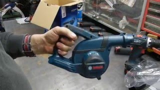 Bosch GBL 18V120 AkkuBlasgerät Unboxing [upl. by Elocin]