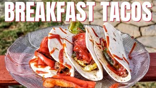 Breakfast Taco  Blackstone Griddle  How to Recipe [upl. by Kaela]