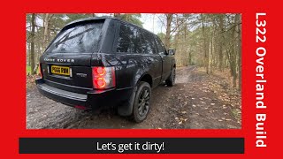 L322 Overland build First time offroad let’s get it dirty [upl. by Adnauqal97]