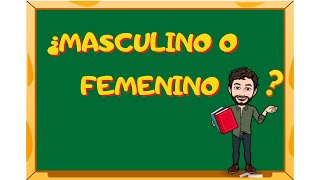 ¿Masculino o femenino  Actividad [upl. by Nahgeam]