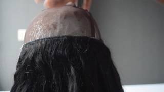 Super Snel Een Pruik Maken Met Een Lijm Pistool  UPart Wig Tutorial [upl. by Ot]