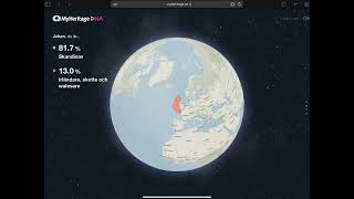 MyHeritage DNA results V1 compared to V2 from a Swedish person🇸🇪 myheritage myheritagedna [upl. by Rundgren]