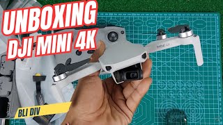 Unboxing DJI Mini 4K Combo  Bli Div [upl. by Elma]