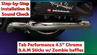 Tab Performance 45 inch BAM Sticks with Zombie Baffles  Stepbystep installation amp sound check [upl. by Dirtsa]