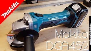 Makita DGA452 Polizor unghiular cu acumulator 18V  LXT [upl. by Nader]