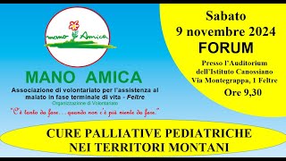 registrazione forum Mano Amica Feltre 9 11 24 [upl. by Novled861]