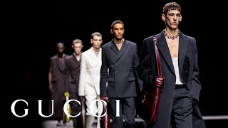 Gucci Mens Fall Winter 2024 Fashion Show [upl. by Nosa]