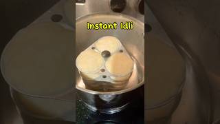 Instant Rava Idli  Suji Idli  How to make instant idli  reels food idli cooking shorts yt [upl. by Badr875]