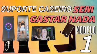 Como fazer suporte de celular Caseiro sem gastar nada cano pvc base carregadora diy mobile stand [upl. by Eardnaed533]