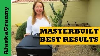 Masterbuilt Smoker How To Get The Best Results [upl. by Anaidni]